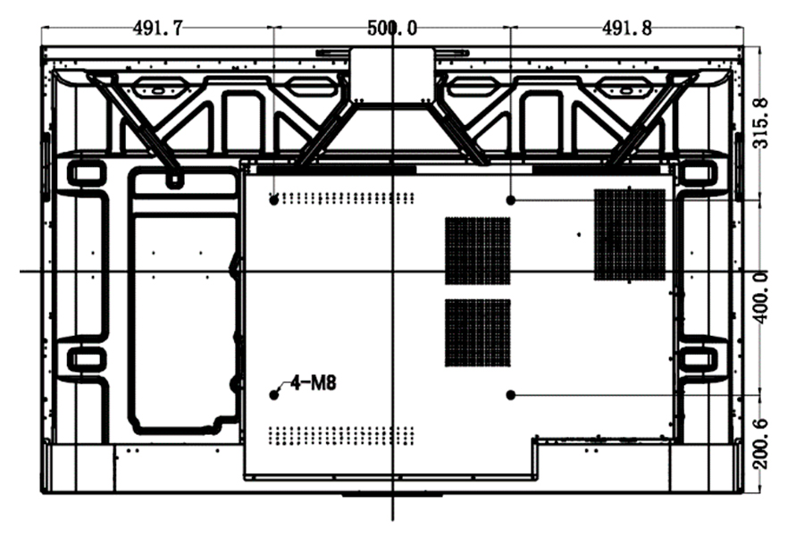Интерактивный дисплей BOE 65" P65HS-CBRNS