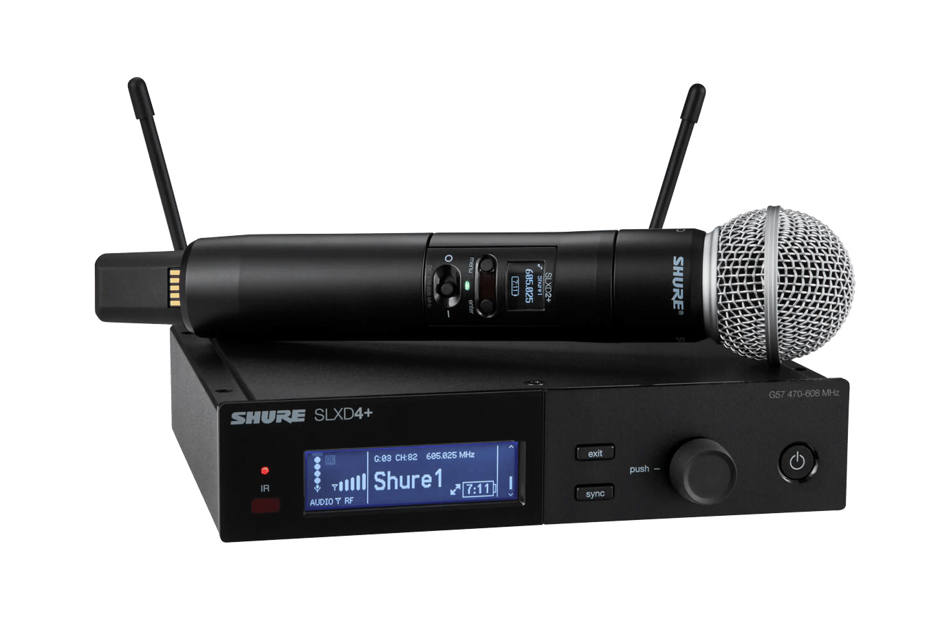 Цифровая одноканальная радиосистема SHURE SLXD24+E/58-G65